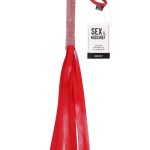 Sex and Mischief Amor Sparkle Flogger - Red