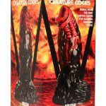 Creature Cocks Vulcan Silicone Dildo - Red/Black