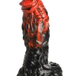 Creature Cocks Vulcan Silicone Dildo - Red/Black