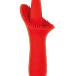Clit-Tastic Luscious Clit Licker Rechargeable Silicone Clitoral Vibrator - Red