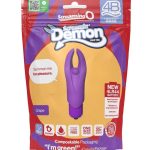 4B Demon Rechargeable Silicone Mini Clitoral Stimulating Vibrator - Grape