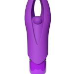 4B Demon Rechargeable Silicone Mini Clitoral Stimulating Vibrator - Grape