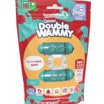 4B Double Wammy Silicone Rechargeable Dual Vibrating Couples Cock Ring - Kiwi