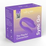 We-Vibe Sync Go App Control Rechargeable Silicone Couples Vibrator - Light Purple
