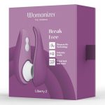Womanizer Liberty 2 Rechargeable Silicone Clitoral Stimulator - Purple