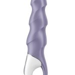 Satisfyer AIr Pump Vibrator 1 Rechargeable Silicone Vibrator - Purple/White