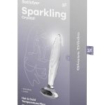 Satisfyer Sparkling Crystal Glass Dildo - Clear