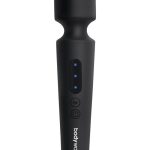 Bodywand Power Wand Rechargeable Silicone Wand Massager 8in - Black