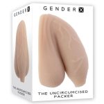 Gender X TPE Uncircumsized Packer Dildo - Vanilla