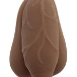 Gender X TPE Uncircumsized Packer Dildo - Chocolate