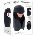 Zero Tolerance Lick the Tip Rechargeable Silicone Mouth Masturbator - Black