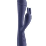 Obsessions Scarlett Rechargeable Silicone Rabbit Vibrator - Navy