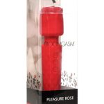 Bloomgasm Pleasure Rose 10X Rechargeable Silicone Wand with Rose Attachment - Red