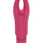 4T Demon Rechargeable Silicone Mini Clitoral Stimulating Vibrator - Strawberry