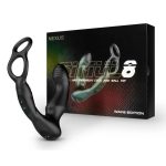 Nexus Simul8 Wave Edition Rechargeable Silicone Vibrating Dual Motor Anal Cock and Ball Toy - Black