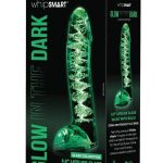 Whipsmart Lifelike Glass Dildo with Balls - 5.5in - Clear