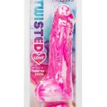 Twisted Love Twisted Dong Silicone Bendable Dildo - Pink