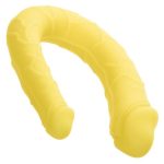 Boundless AC/DC Silicone Bendable Double Dong - Yellow