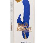 Jack Rabbit Signature Rechargeable Silicone Wave Motion Rabbit Vibrator - Blue