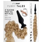 Whipsmart Silicone Plug 4in with Pony Tail - Blondie