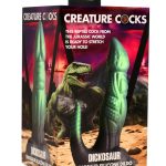 Creature Cocks Dickosaur Dinosaur Silicone Dildo - Green/Black