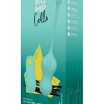 Romp Cello Rechargeable Silicone G-Spot Vibrator with Remote - Teal