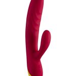 Romp Jazz Rechargeable Silicone Rabbit Vibrator - Red