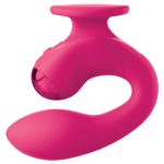 JimmyJane Dual Gripp Rechargeable Silicone Dual Stimulating Vibrator - Pink