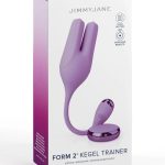 JimmyJane Form 2 Kegel Rechargeable Silicone Stimulator with Remote - Purple