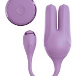 JimmyJane Form 2 Kegel Rechargeable Silicone Stimulator with Remote - Purple