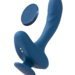 JimmyJane Solis Kyrios Rechargeable Silicone Prostate Massager - Blue