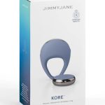 JimmyJane Kore Rechargeable Silicone Cock Ring with Remote - Blue