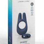 JimmyJane Deimos Rechargeable Silicone Dual Vibe Cock Ring - Blue