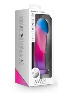 Avant Borealis Dreams Silicone Dildo - Cotton Candy - Multicolor