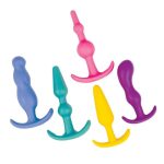 Anal Lovers Kit Silicone Anal Plugs - Multicolor