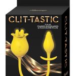 Clit-Tastic Tulip Finger Massager and Pleasure Plug Set - Yellow