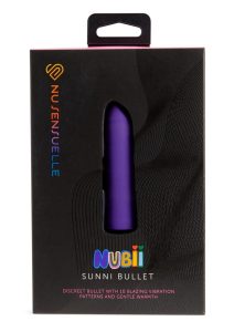 Nu Sensuelle Sunni Nubii Rechargeable Silicone Heating Bullet - Purple