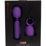 Nu Sensuelle Harlow Nubii Rechargeable Silicone Mini Heating Wand with Attachment - Purple