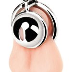 Blue Line Mini Cock Micro Chastity Cage - Stainless Steel