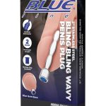 Blue Line Bling Bling Wavy Penis Plug 2in - Stainless Steel