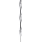 Blue Line Wavy Urethral Sound 6in - Stainless Steel