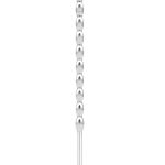 Blue Line Teardrop Urethral Sound 6in - Stainless Steel