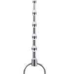 Blue Line Beaded Urethral Sound 4.5in - Stainless Steel