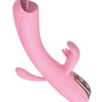 My Secret Fantasy Rechargeable Silicone Flickering Tongue Vibrator - Pink