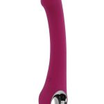 Pleasure Curve Rechargeable Silicone G-Spot Vibrator - Red