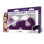 WhipSmart Furry Cuffs with Eye Mask - Purple