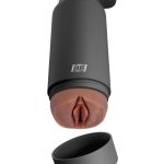 PDX Plus Fuck Flask Secret Delight Pussy Stroker - Brown/Grey