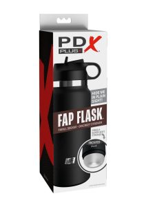 PDX Plus Fap Flask Thrill Seeker Stroker - Frosted/Black