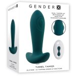 Tunnel Tapper Rechargeable Silicone Anal Plug - Green