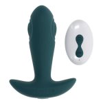 Tunnel Tapper Rechargeable Silicone Anal Plug - Green